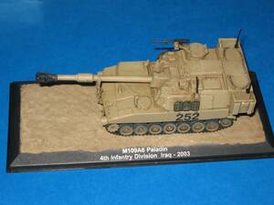 加工品 コンバット タンク コレクション 1/72 アメリカ陸軍 第2歩兵師団 M109 155mm自走榴弾砲 Paladin Iraq 2003 Ixo M109A6 パラディン　