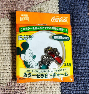 携帯　ストラップ　コカ・コーラ　ディズニー　カラーセラピーチャーム　ミッキー　ミッキーマウス　非売品　新品未開封