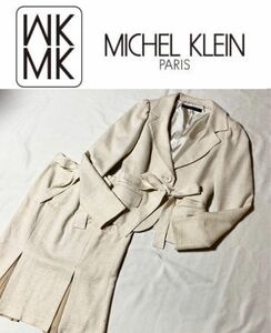 （118）MICHELKLEIN 2way ツイード　スカートスーツ レディース