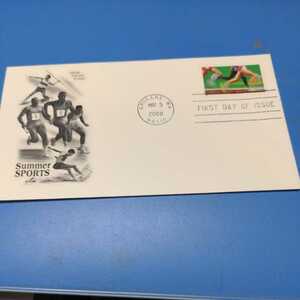 [ sport stamp ] America .. country First Day Cover 1 kind 2000 year 