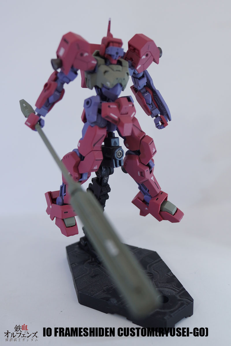 ■ منتج نهائي مطلي بالكامل ■HGUC 1/144 IO FRAME SHIDEN CUSTOM (RYUSEI-GO) Io Frame Shiden Custom (Ryusei-go) منتج نهائي مطلي أيتام ذوات الدم الحديدي, شخصية, جاندام, منتج منتهي