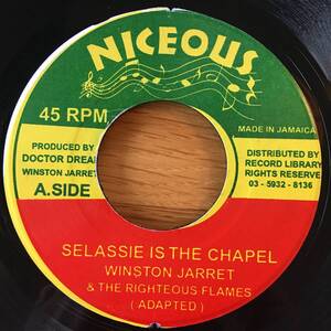 Winston Jarret & The Righteous Flames / Selassie Is The Chapel - Unity Is Livity　[Niceous]