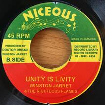 Winston Jarret & The Righteous Flames / Selassie Is The Chapel - Unity Is Livity　[Niceous]_画像2