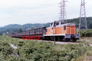 三菱石炭鉱業大夕張鉄道線 DL-55 NO1 混編成 貴重 1981年 6000×4000PX 17.1MB ピント精度:良好 劣化有 F0107