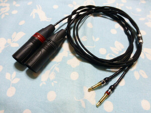 MEZE 99 final D8000 銀メッキOFC + 6N純銀撚り線 八芯 XLRコネクタ 3ピン×2 130cm (4.4mm5極 可) Denon AH-D9200 FOCAL STELLE CLEAR MG