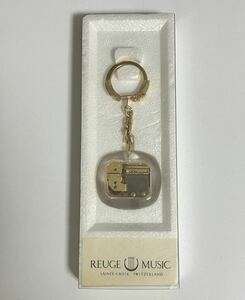 新品状態 REUGE リュージュ オルゴール キーホルダー MUSIC SAINTE-CROX SWITZERLAND Memory 希少 レア アンティーク 送料無料