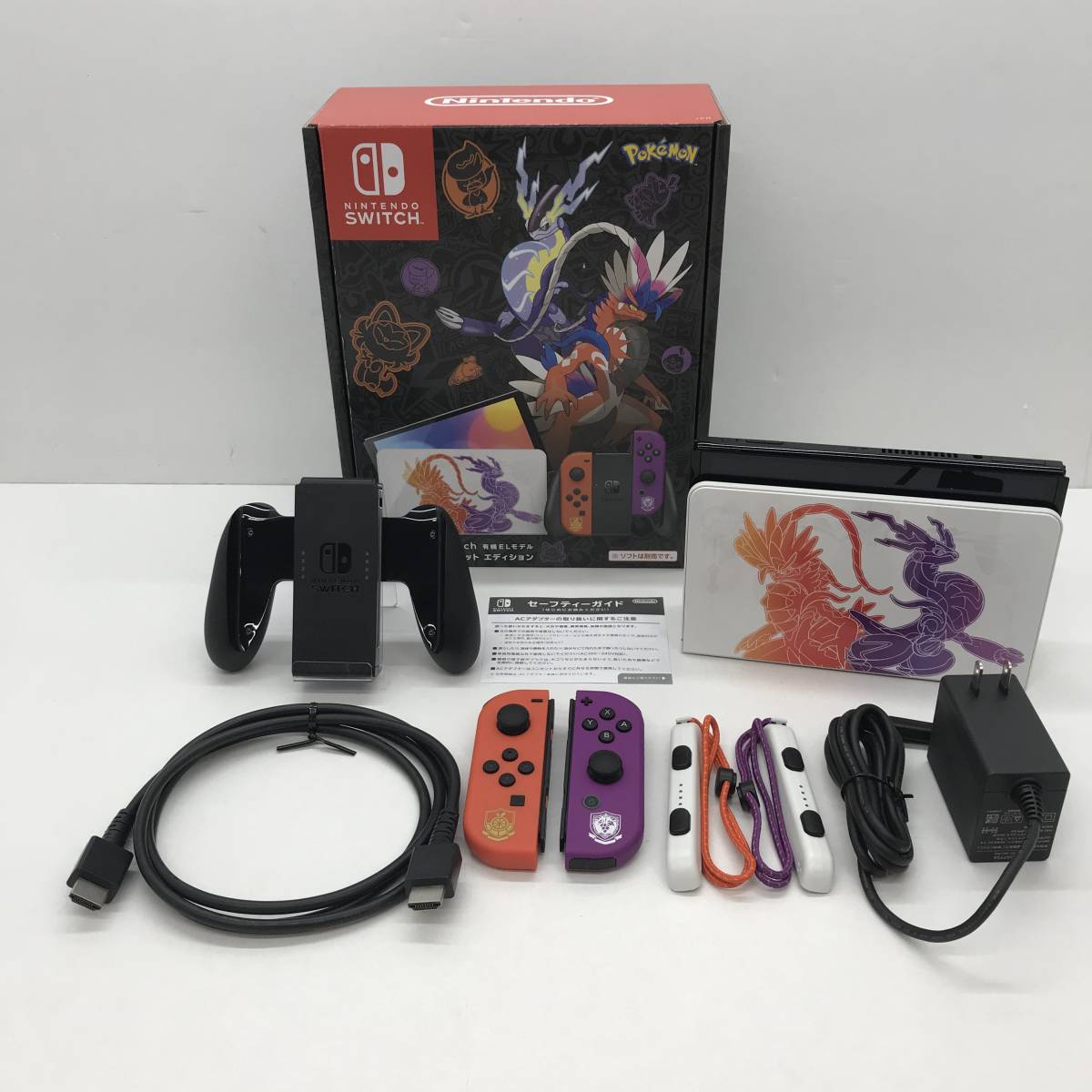 No.2132 1円~ SW Nintendo Switch本体 有機ELモデル スカーレット No.2132 1円~ SW Nintendo Switch本体 有機ELモデル スカーレット
