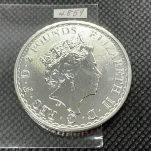 31.1グラム 2023年 (新品) イギリス「ブリタニア」純銀 1オンス 銀貨の画像2