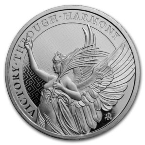 [保証書・カプセル付き] 2021年 (新品) セントヘレナ「女王の美徳・勝利 」純銀 1オンス 銀貨の画像1