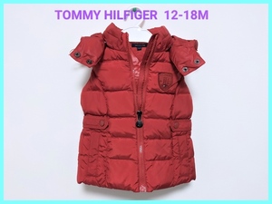  prompt decision! beautiful goods ( chronicle name none )! TOMMY HILFIGER Tommy Hilfiger down vest size 12-18M (80cm corresponding )