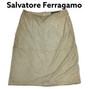 salvatore ferragamo サルヴァトーレ フェラガモ ひざ丈 スカート レディース ブランド 古着