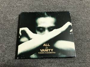 角松敏生 /ALL IS VANITY■型番:BVCR-40■管理:AZ-0887