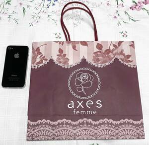 axes femme アクシーズファム 紙袋 ショップ袋 ショッパー