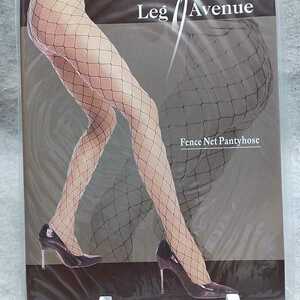 LEG AVENUE 9905RED フェンスネット・パンティストッキング　RED　O/S　大きめネットのセクシーなパンティストッキング　網タイツ