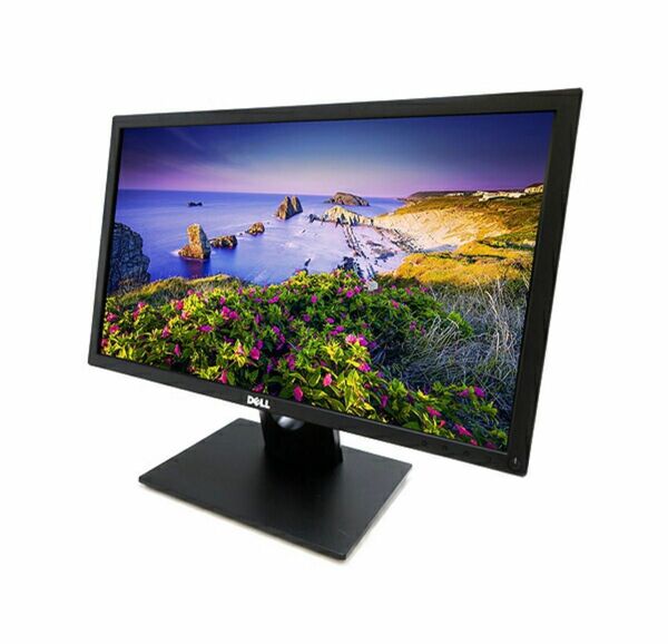 完動品DELL 液晶ディスプレイE2216H 21.5インチワイド LED液晶モニター 薄型 フルHD 6ヶ月保証付き 中古-美品