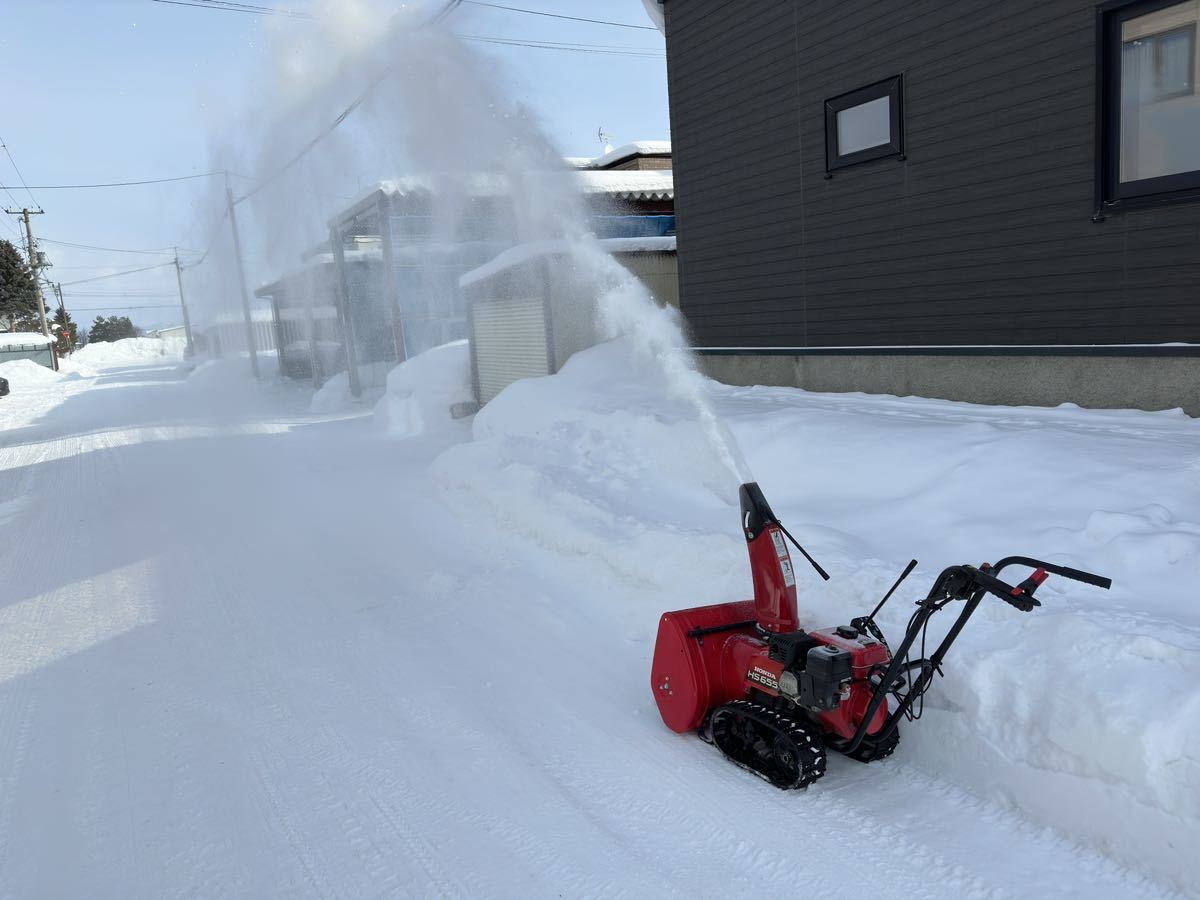 旭川発ホンダ除雪機HS655雪丸 整備塗装済み 北海道内配達可能 早い者