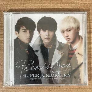 (280)帯付 中古CD150円 SUPER JUNIOR K.R.Y. Promise You (CD+DVD)