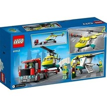 レゴ(LEGO) シティ レスキューヘリコプター輸送トラック 60343 新品 おもちゃ ブロック プレゼント 乗り物 未使用品 のりもの_画像3