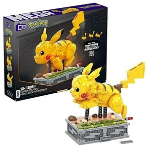 メガブロック(MEGA BLOKS) ポケモン ピカチュウが走る! 新品 ムービング ピカチュウ 【ピース数:1095ピース】 未使用品