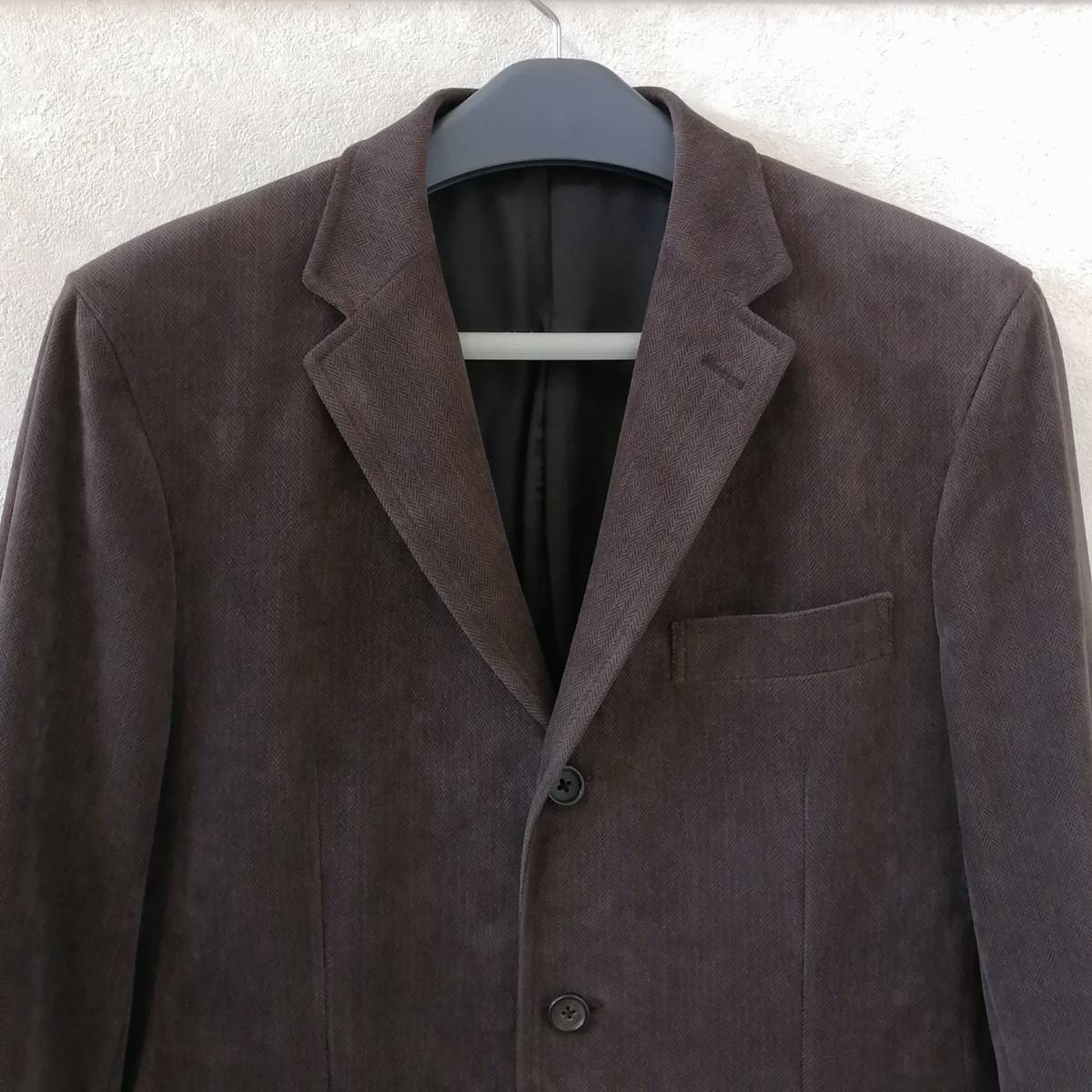 美品 【D&G ドルチェ&ガッバーナ】シルク ヘリンボーン テーラード