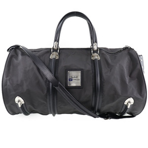 Piero Guidipierogiti linear ball do Boston bag nylon gray men's [H221922685] used 