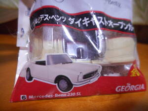 メルセデスベンツ　ダイキャストオープンカー　Benz230 SL　ミニカー