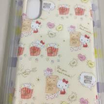 ★★★未開封 キティー Sanrio サンリオ iPhoneX ソフトケース グルマンディーズ スマホケース SAN-762KTB　【23/0127/01_画像2