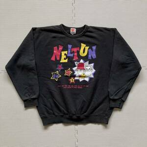 80s 90s VH NELTUN CLUB ねるとんクラブ ねるとん紅鯨団 とんねるず スウェット トレーナー F