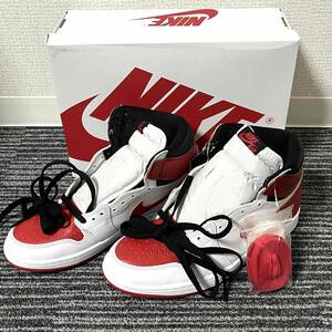 AIR JORDAN 1 RETRO HIGH OG 555088-161 エアジョーダン1 AJ1 ハイ ヘリテージ US9.0 27cm 未使用品 エラー品 NIKE スニーカー 送料無料