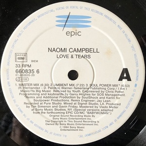 【90's 12】Naomi Campbell / Love And Tears