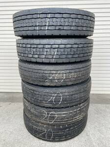 送料無料　DUNLOP SP680 225/80R17.5 123/122L 19年　20年4本　6本セット