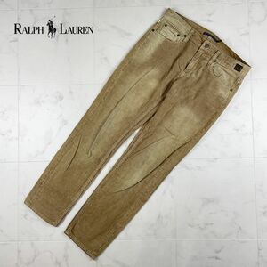 Ralph Lauren ラルフローレン コーデュロイパンツ ボトムス メンズ ベージュ サイズ27*TB1170