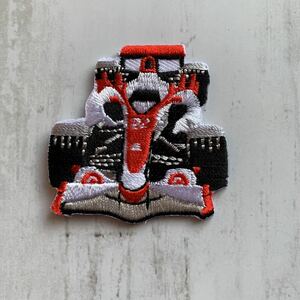 【ワッペン1枚】F1マシーン★刺繍アイロンワッペン☆入園入学新学期準備にアップリケ サーキット 乗り物 車 レース