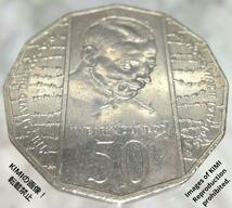 50セント硬貨 1995年　エリザベス2世　第3の肖像 エドワード ウェアリー ダンロップ　貨幣　コイン　オーストラリア　_画像9