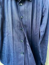 【Y's】19SS コットンシャツジャケット Sサイズ ほぼ未使用 黒 袖リブ ワイズ SHIRT jkt ボタン 比翼 ボタンフライ_画像8