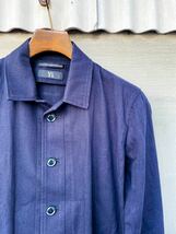 【Y's】19SS コットンシャツジャケット Sサイズ ほぼ未使用 黒 袖リブ ワイズ SHIRT jkt ボタン 比翼 ボタンフライ_画像6