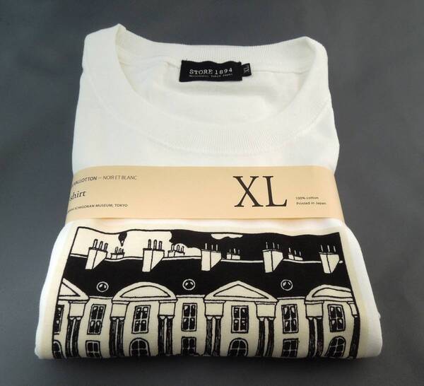 美術館グッズ Tシャツ(XL) 群集1〈部分〉(ヴァロットン)