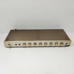 ●テクニクス SH-3077G マイク/シンセサイザミキシングアンプ Technics MIC/SYNTHESIZER MIXING AMP オーディオ 電子エコー内蔵 M657