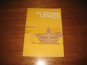 AC SCHNITZER general catalogue parts special 
