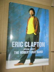 ツアー・パンフレット　エリック・クラプトン　Eric Clapton　ロバート・クレイ　Robert Cray　JAPAN TOUR　1987年 