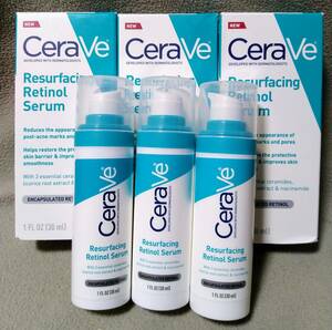 ■送料無料■3個組 セラヴィ リサーフェシングレチノールセラム 30ml Cerave Resurfacing Retinol Serum