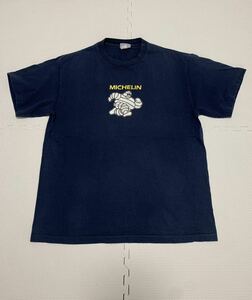 ★90ｓ　Ｖｉｎｔａｇｅ　ＭＩＣＨＥＬＩＮ　ミシュラン　ビバンダム　Ｔシャツ　ＵＳＡ製