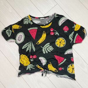 ZARA Girls Zara девушки фруктовый дизайн футболка 13/14 164