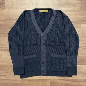 OLDJOE ★GUERNSEY SWEATER OPENED FRONT ★36 ★ガンジーニット ★カーディガン★