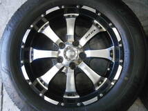 ●●2301-57LL MKW MK-46 8.5J 18in +53 PCD127 ALENZA 001 265/60R18 バリ山！ 4本set グランドチェロキー_画像3