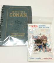 名探偵コナンランナー 真実への先導者 コンダクター 怪盗キッド B6リングノート 江戸川コナン 沖矢昴 アクリルキーホルダー セット_画像1