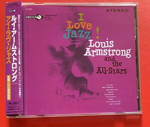 【美品CD】ルイ・アームストロング「I Love Jazz」Louis Armstrong 国内盤 [01270366]