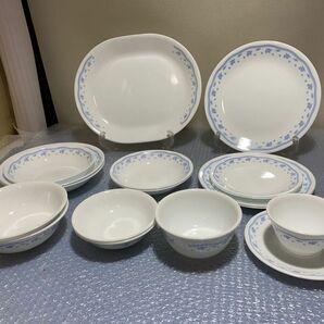 ★☆H316 コレール（CORELLE） 皿・ボウル皿 中古まとめ売り 46枚☆★の画像2