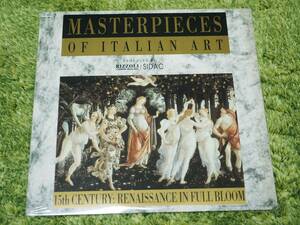 輸入LD・未開封新品♪MASTERPIECES OF ITALIAN ART♪15th CENTURY: RENAISSANCE IN FULL BLOOM