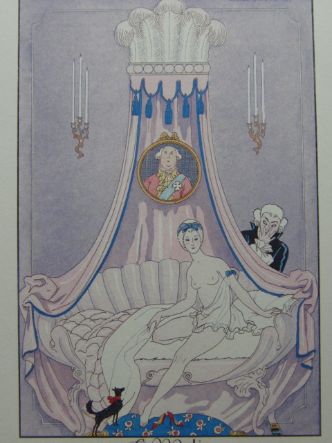 Georges Barbier, Libros de arte raros/papel especial., Nuevo enmarcado de alta calidad., Buen estado, envío gratis, interior, Francia, arte deco, Hermosa mujer pintando, 34, iafa, obra de arte, cuadro, retrato